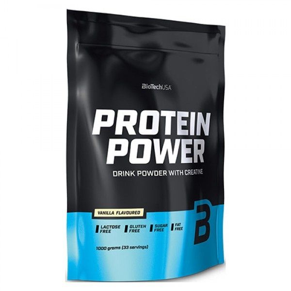 Протеїн BIOTECH 1кг, Полуниця -банан, Ваніль, Шоколад.