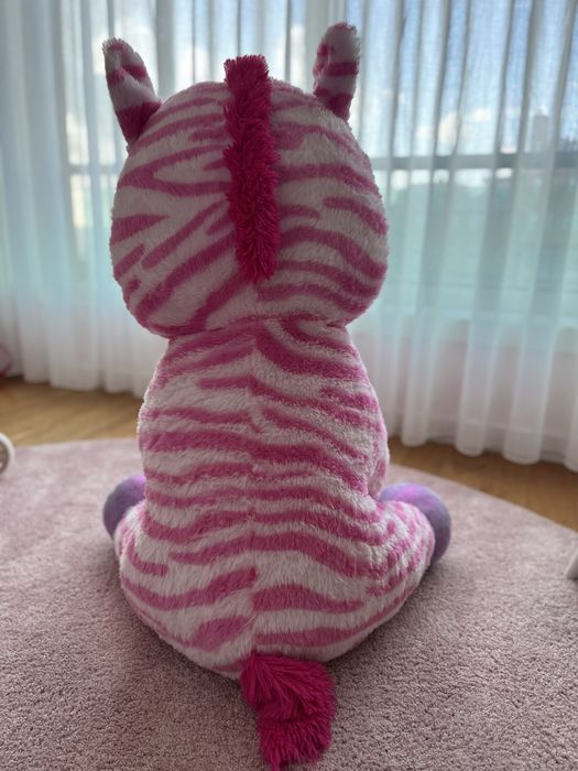 Peluche de ponei cor de rosa 90cm