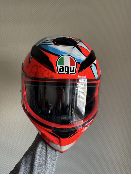 Як Новий AGV K3 SV Attack розмір С шолом шлем