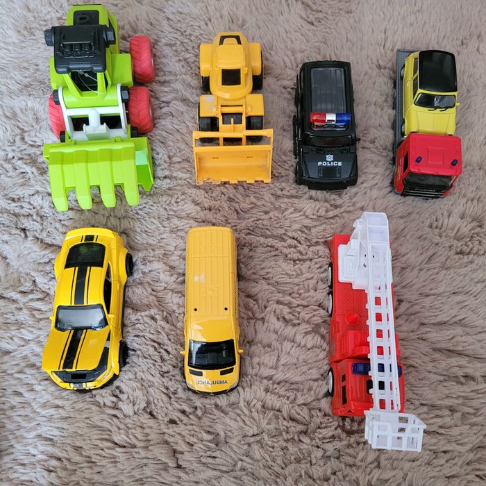Zestaw zabawek, zabawki auta dla dzieci, traktor, na baterie , sterowane