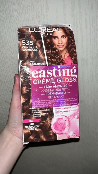 Фарба для волосся creme gloss loreal, 535 відтінок