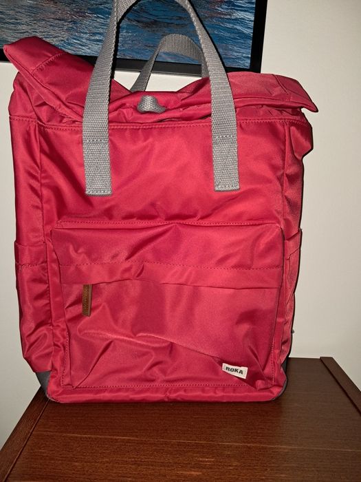 Mochila impermeável vermelha