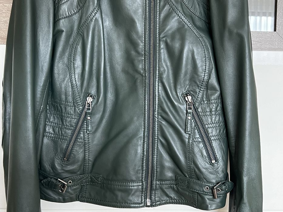 Clements Riberio Ramoneska damska ze skóry naturalnej r. M