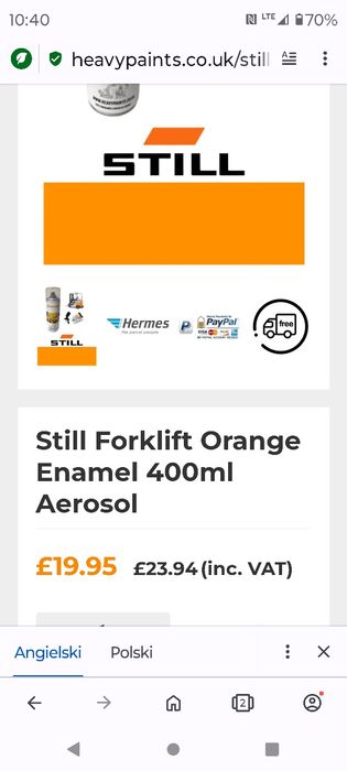 Still spraj pomarańczowy SUPER