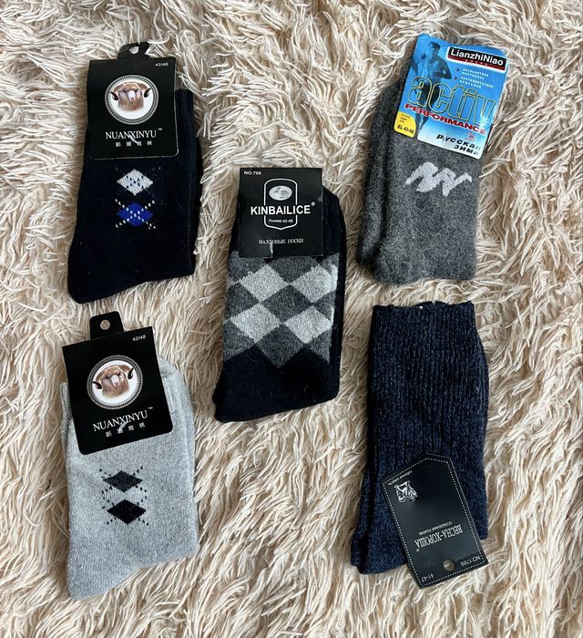 Нові теплі зимові чоловічі шкарпетки носки 41-46 р. шерсть вовна