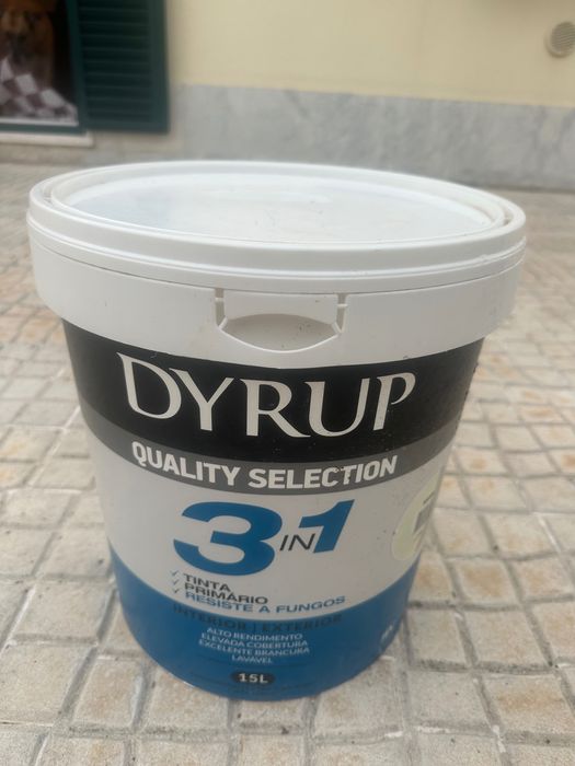 Tinta DYRUP 3 em 1 Marfim 15L – Nova e Selada
