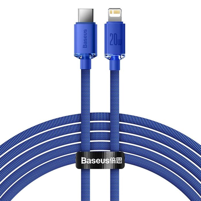Baseus kabel przewód USB Typ C - Lightning 20W 2m niebieski