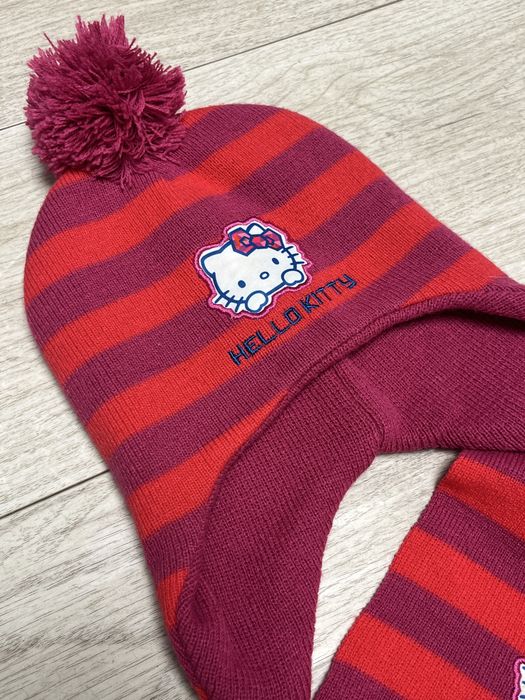 Zestaw czapka i szalik hello kitty 3-6 lat