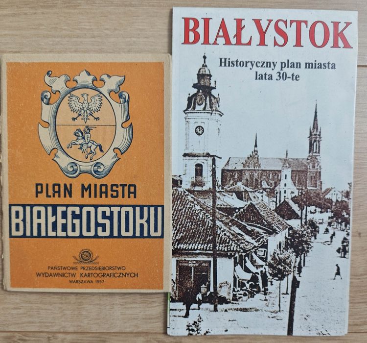 Plany i mapy Białegostoku. Plan z 1957r i Historyczny lata 30
