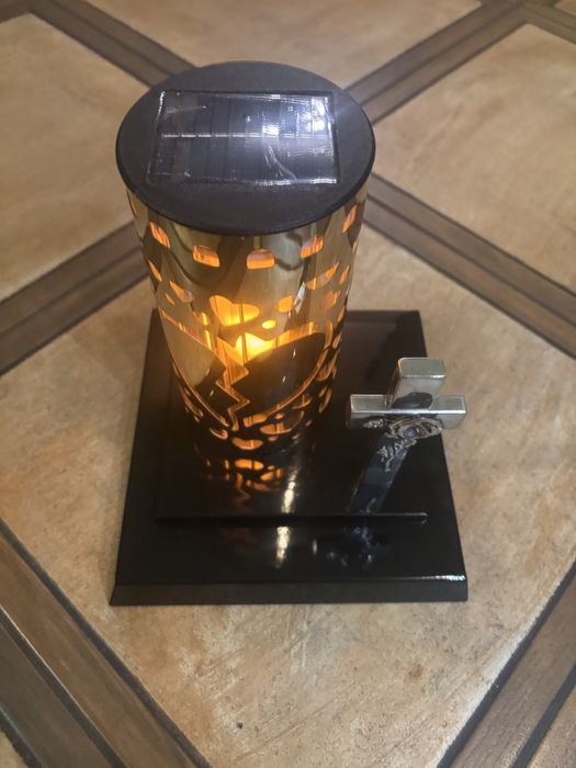 Znicz solarny na grób !
