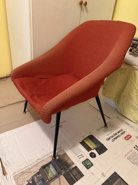 Fotel prl muszelka Ewa