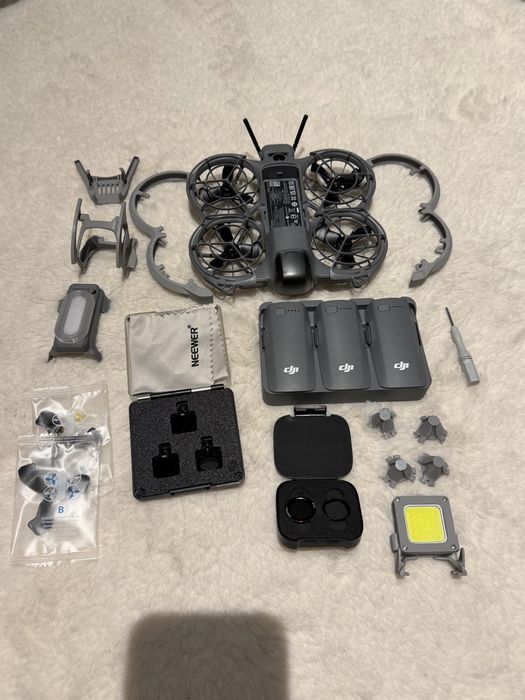 DJI Neo 2 Fly More | 3 baterie (2/1/1 cykle) | Filtry ND/CPL | Lampka LED | Stan idealny