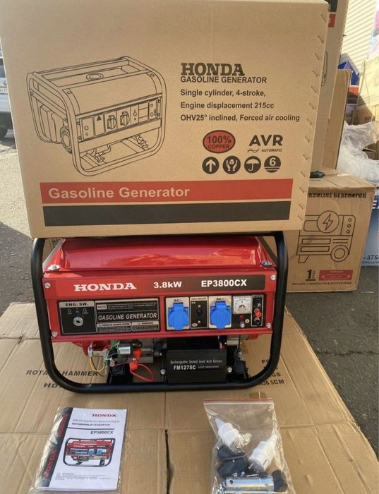 ‼️Генератори gasoline опт/ роз 3,0 кВт однофаз з мідною обмоткою!‼️