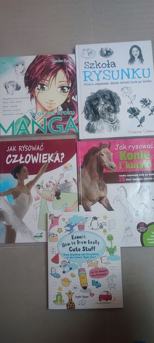 Poradniki rysowania 5 sztuk