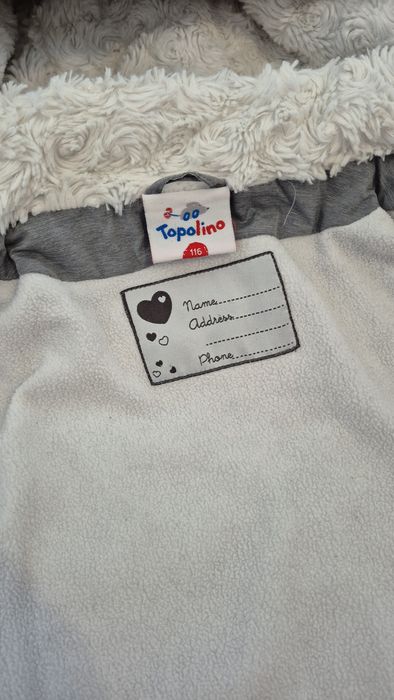 Kurtka zimowa Topolino 116 ocieplana
