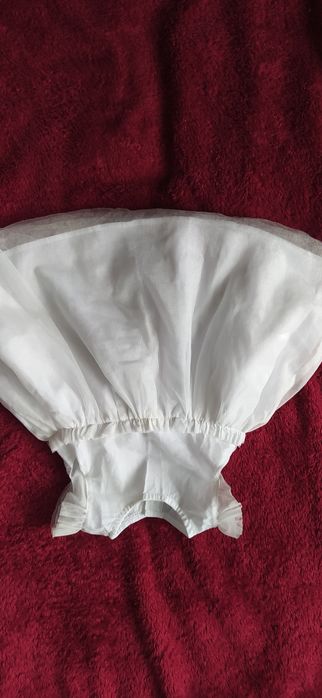Biała sukienka, do chrztu, uroczysta, r 62