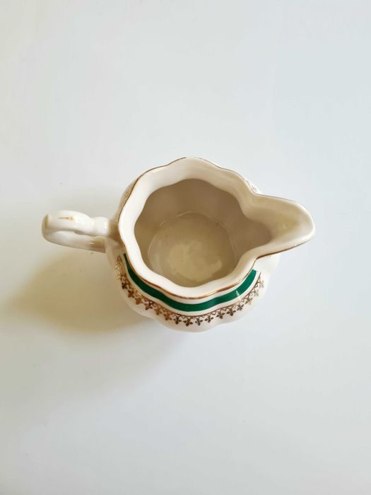 Chodzież porcelanowy, mały uroczy mlecznik, stara sygnatura