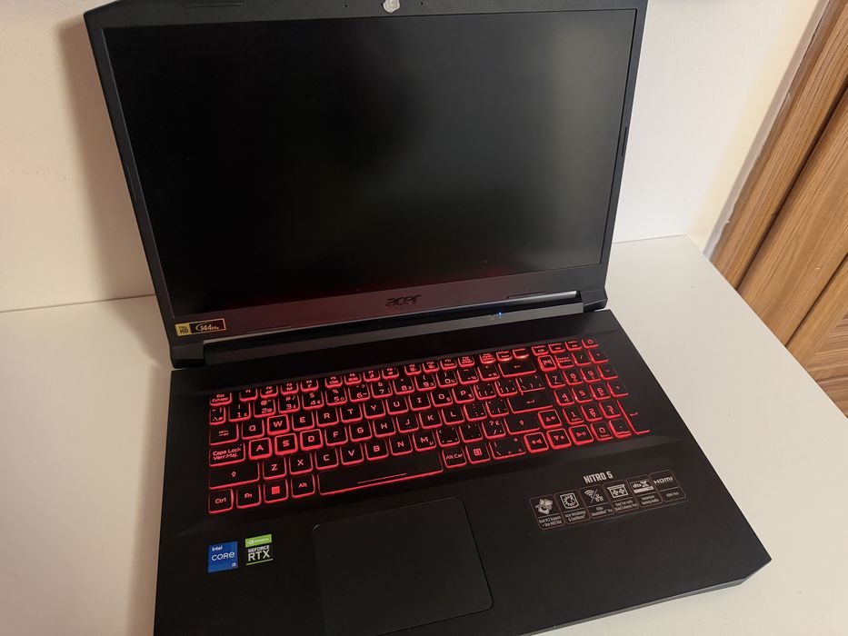 Laptop do gier, Acer Nitro 5. RTX 3050