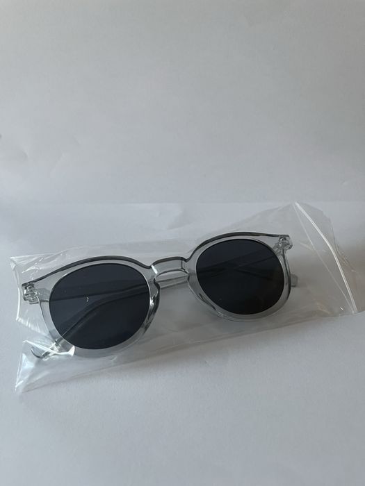 Óculos de Sol Aro Transparente Cinza