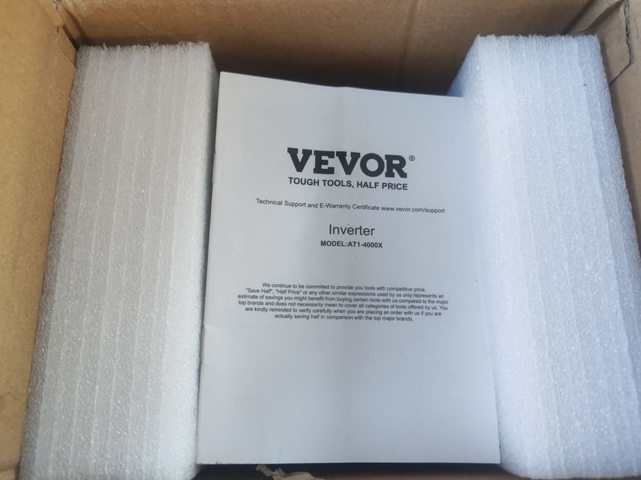 Inversor VEVOR novo