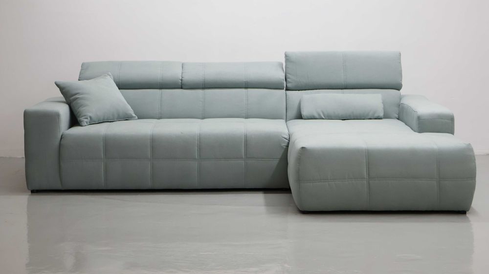 TKA Narożnik regulowane zagłówki szałwiowy kolor rogówka kanapa sofa