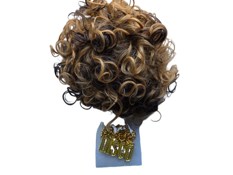 Peruka z zawieszką disco