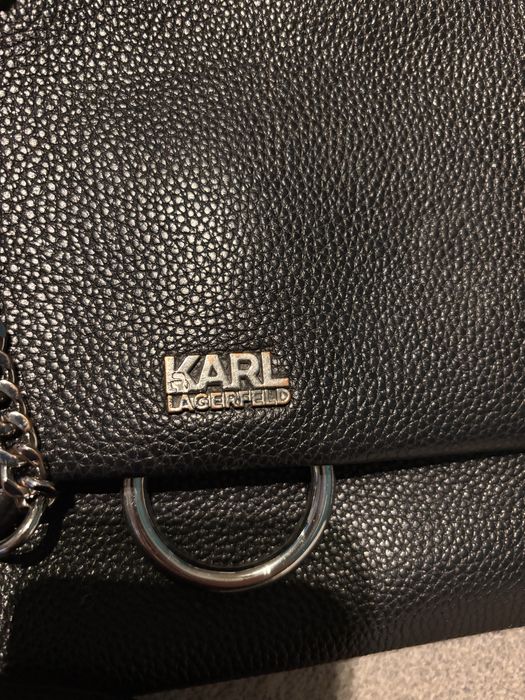 Karl lagerfeld torebka skorzana