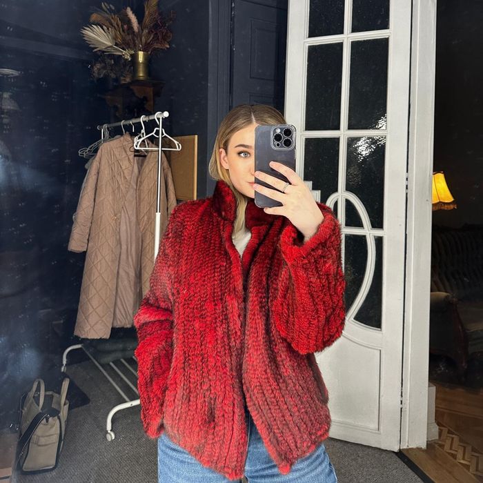 Шуба натуральне хутро лисиця