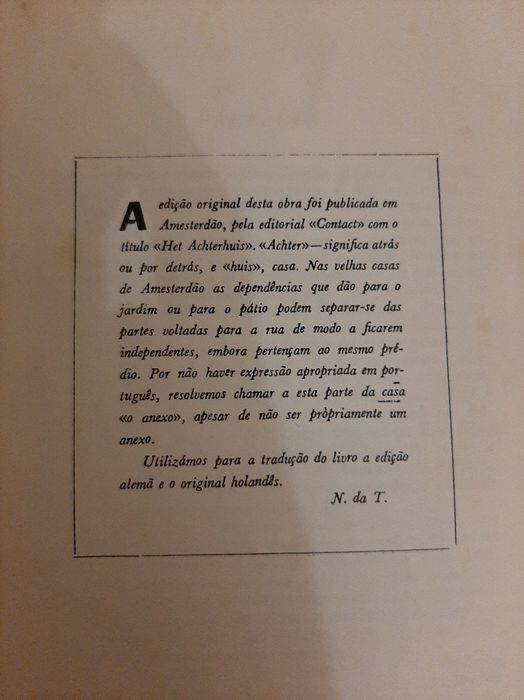 Livro "Diário de Anne Frank"