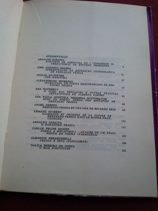 Actas Congressos Internacionais Estudos Pessoanos 1978/85