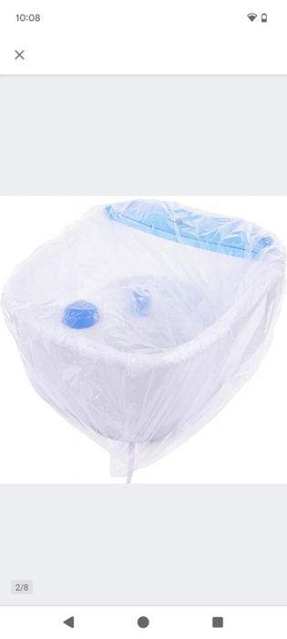 Worki plastikowe do pedicure 50 sztuk nowe