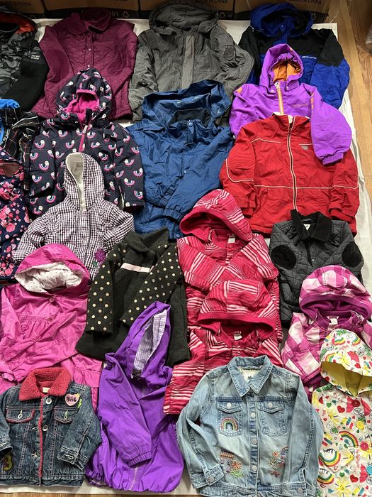 Секонд хенд оптом куртки дитячі тонкі весна  ціна за 1 кг