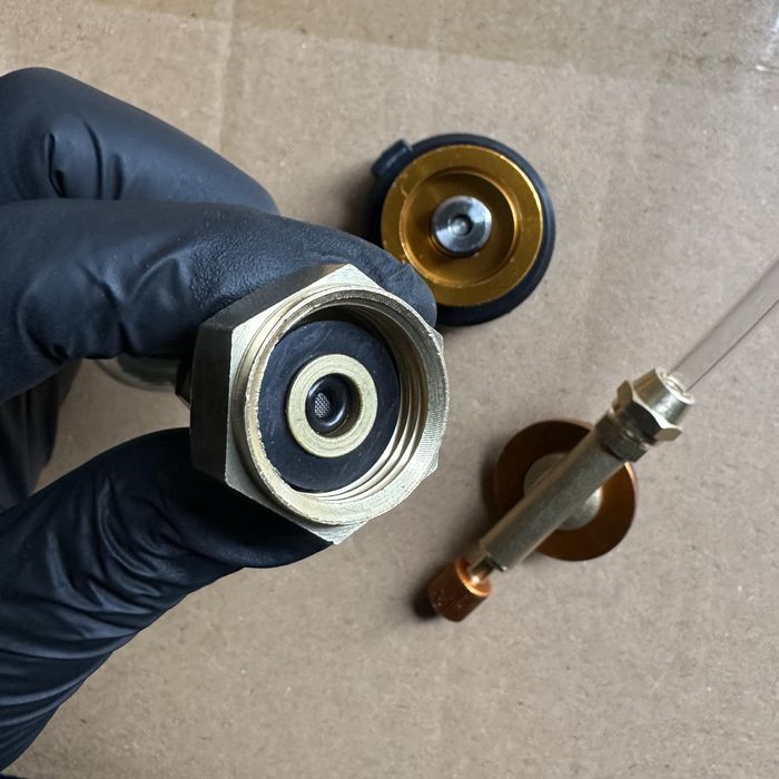 Переходник для заправки газовых баллонов + адаптер для цанговых