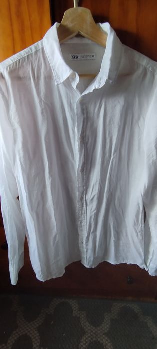 Camisa Zara branca tam M fresca