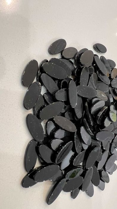 lote 200 pedras semi preciosas ONIX 18 x 8