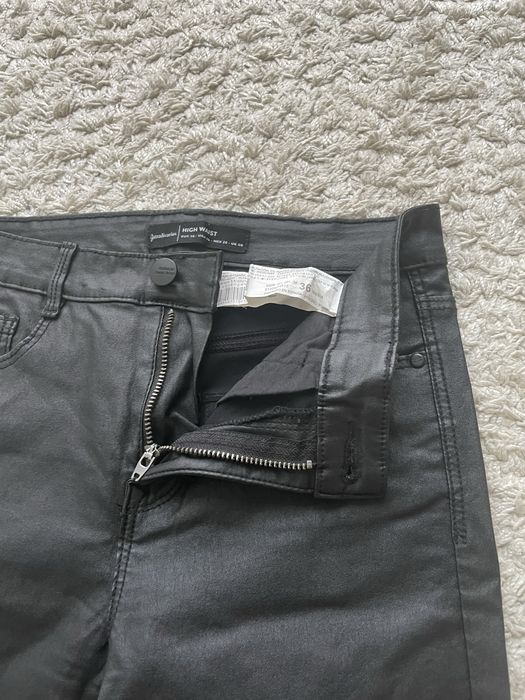 Stradivarius spodnie/skinny, rozmiar S/36, dopasowane, strecz, czarne