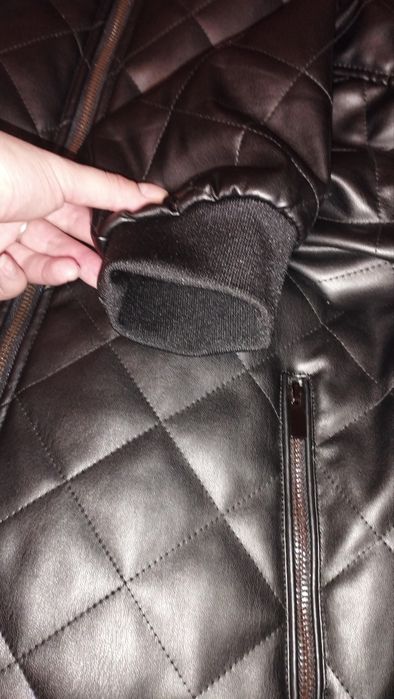 Чорна куртка для мотоцикла екошкіра экокожа черная куртка стильная.