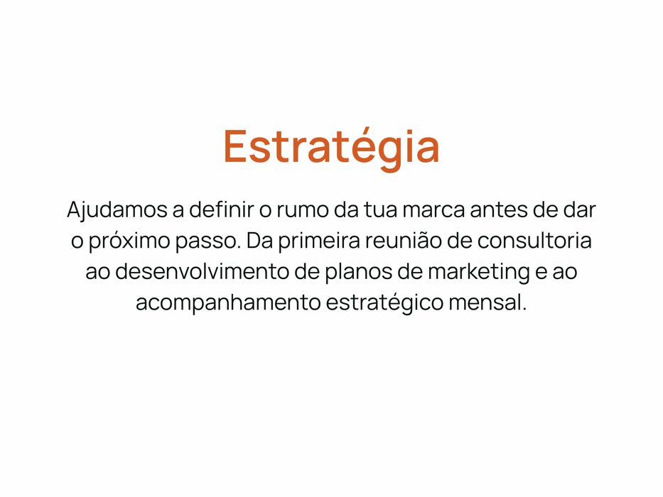 Serviços de Marketing e Comunicação Digital