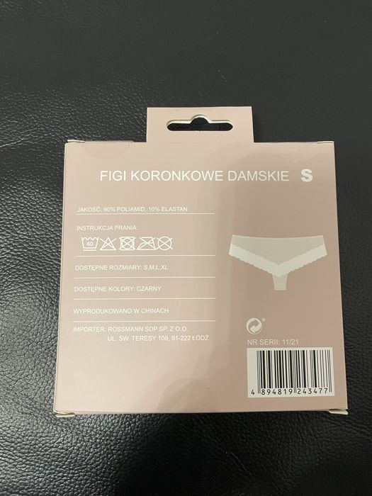 Figi koronkowe damskie S