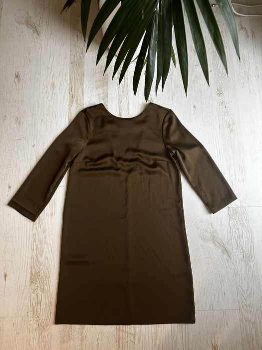 Sukienka HM khaki śliczna 36 S