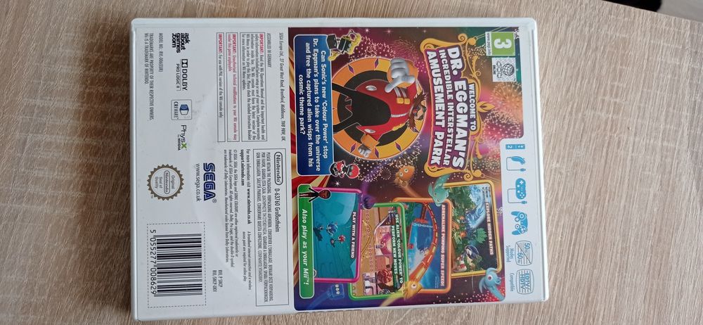 Sonic colours Wii Sega