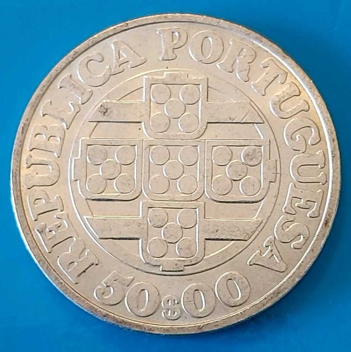 50$00 de 1971,  125º  Aniversário Fundação  Banco de Portugal