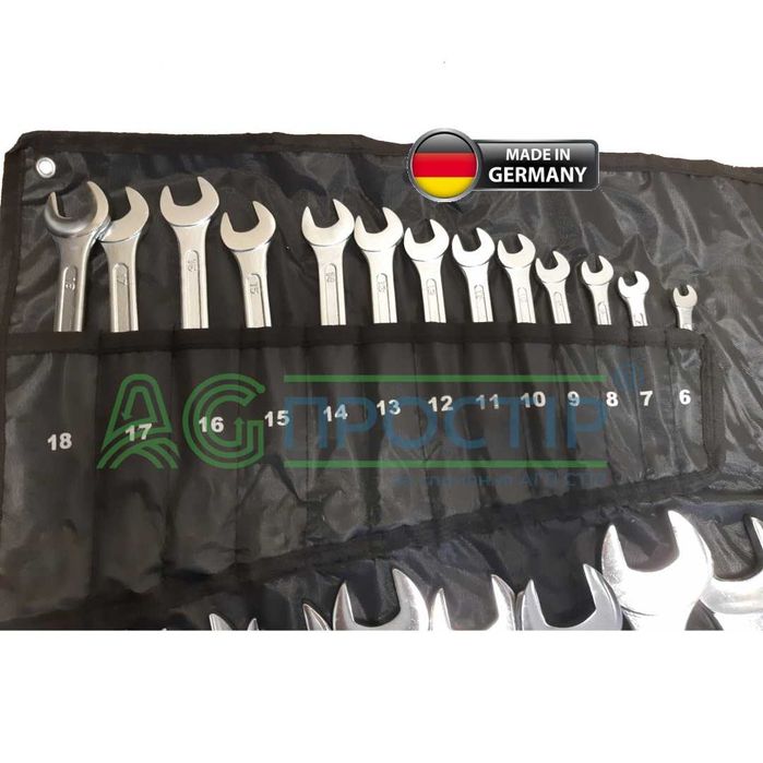 Набір ключів рІжково‐накидних Mannesmann M130‐25 25шт ORIGINAL