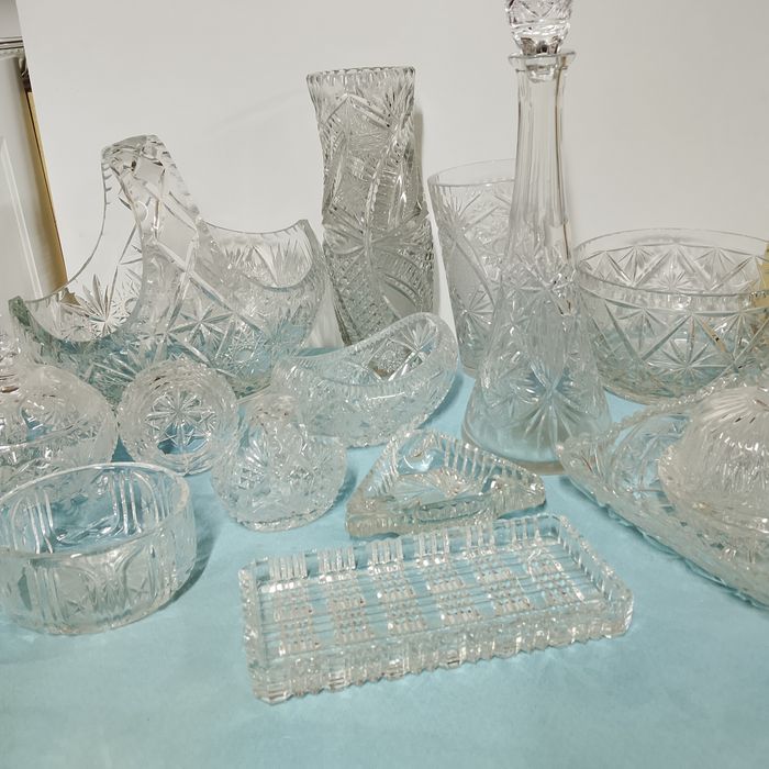 Szkło kryształ porcelana PRL