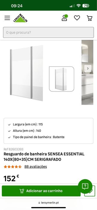 Resguardo de banheira