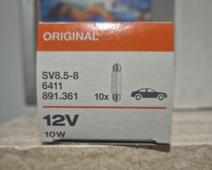 Żarówka samochodowa 10sztuk 12v 10w