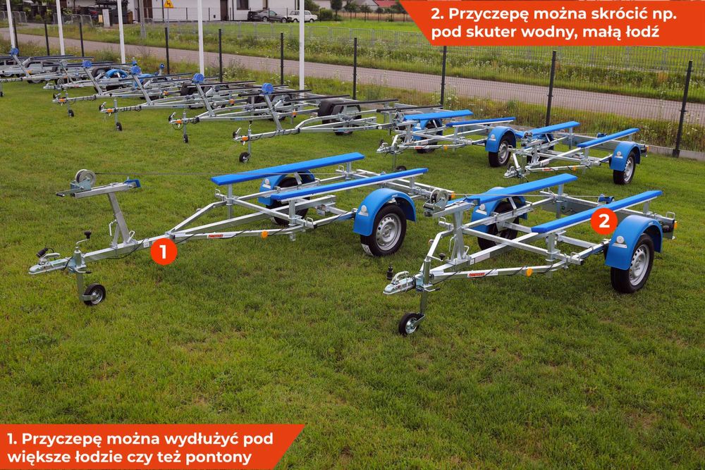 Przyczepka na łódkę łódź, ponton, skuter, Neptun NAVY JET AQUA BOAT 4m