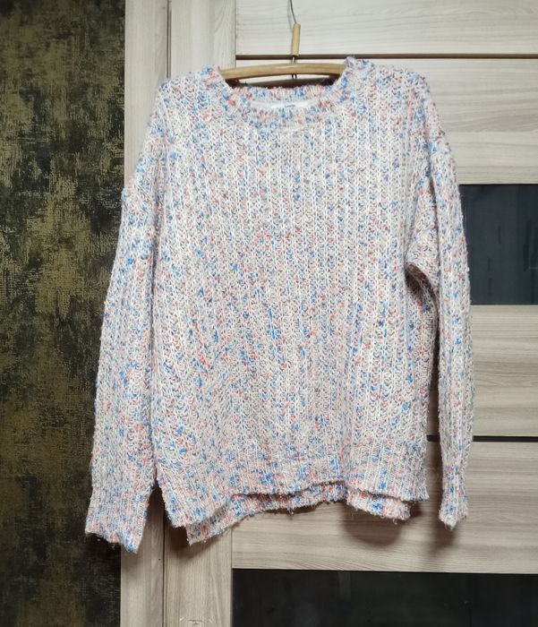 Теплий светр 50 - 52 р / в'язаний светр батал