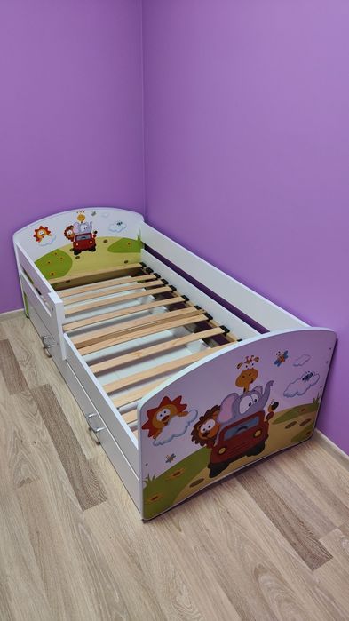 Łóżko dziecięce 160x80cm z szufladą