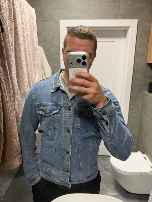 Kurtka jeansowa męska Pull & Bear